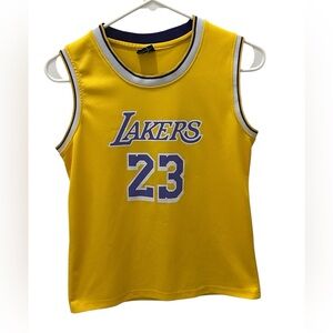 LAKERS 23 LABRON JAMES youth kids Jersey size Large